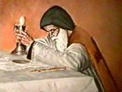 St Charbel Makhlouf célébrant la sainte messe - cliquez pour agrandir St Charbel Makhlouf célébrant la sainte messe - cliquez pour agrandir