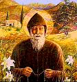St Charbel Makhlouf priant dans la nature St Charbel Makhlouf priant dans la nature
